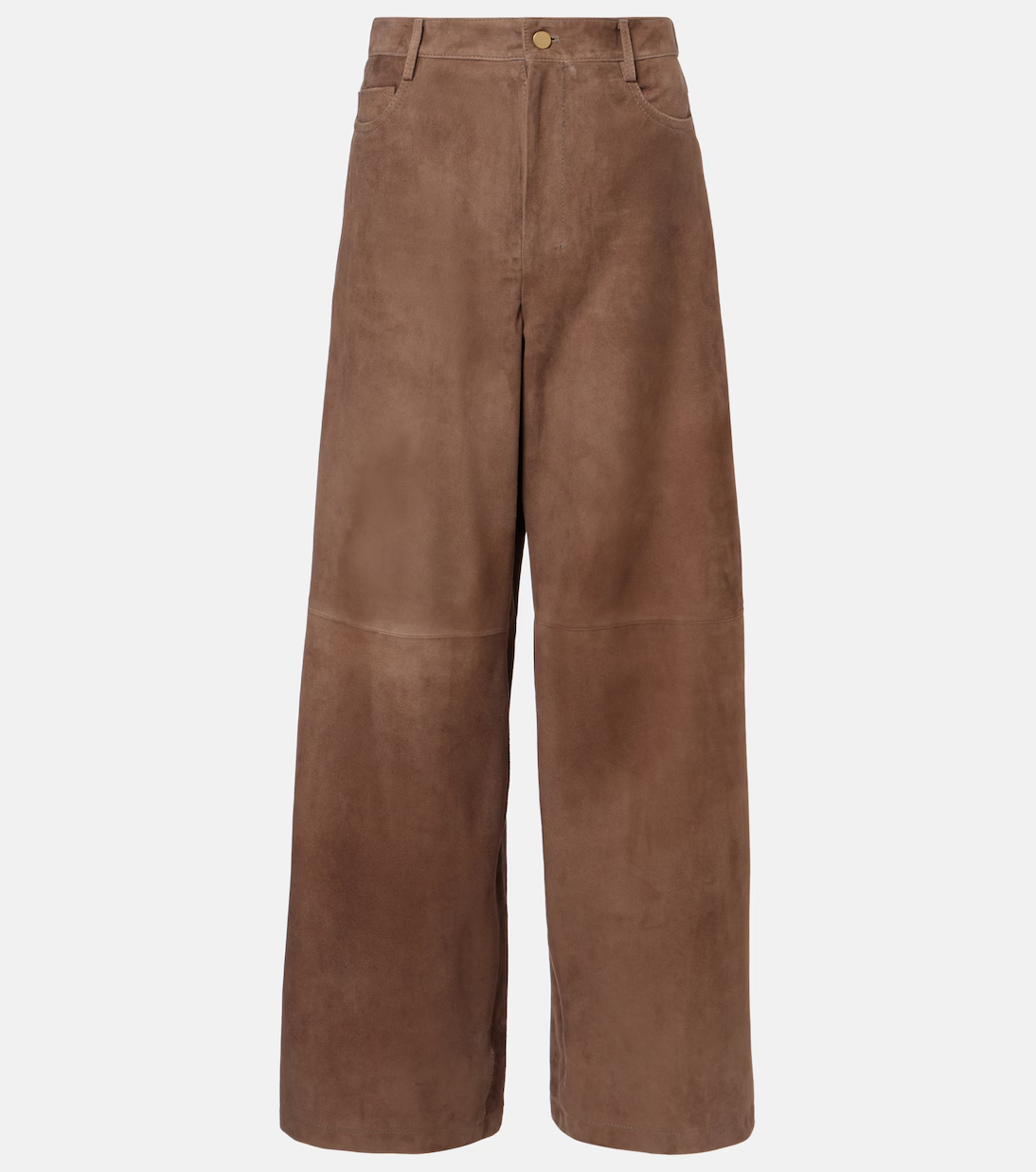 Fulmine Suede Trousers Brown Bukser